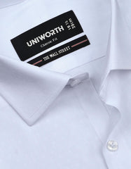 Self White Classic Fit Shirt FS20419RF-15