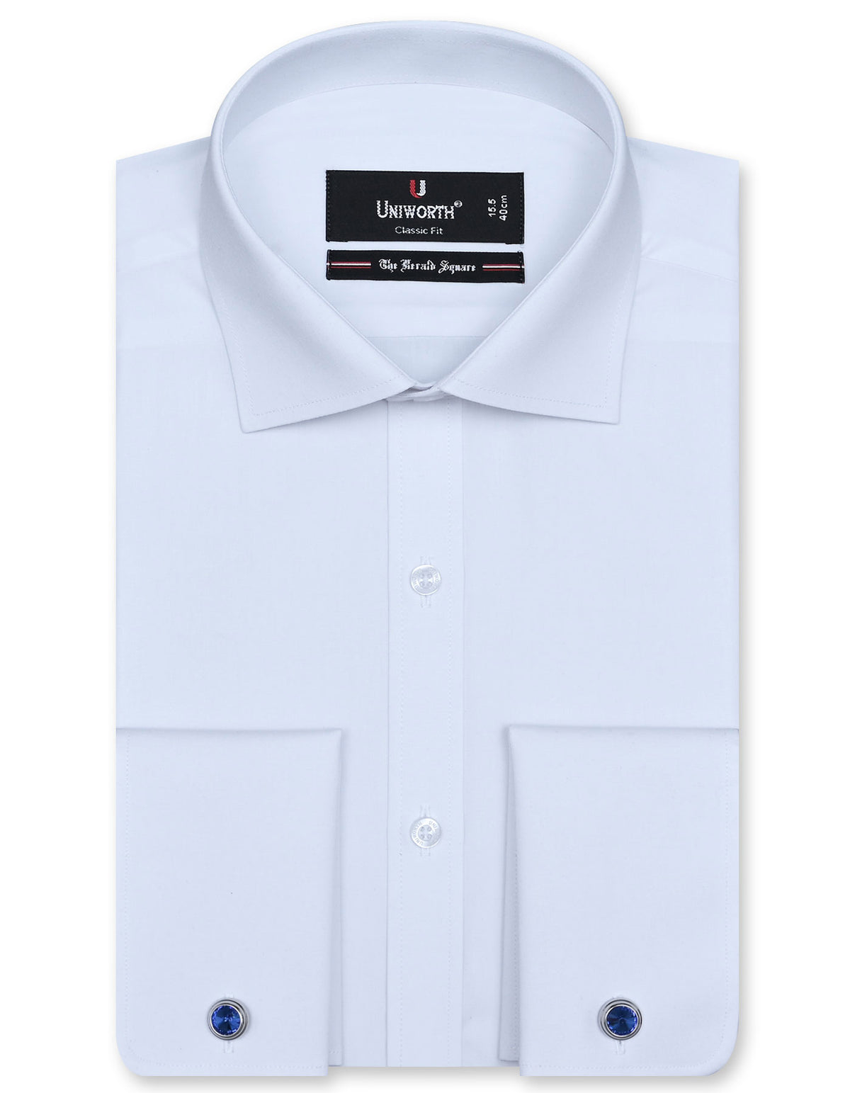 Plain White Classic Fit Shirt FS1524-3RF-14.5