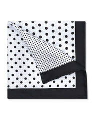 White Dotted Pocket Square