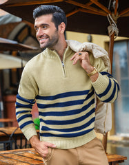 Beige Plain Full Zipper SFA2419-S