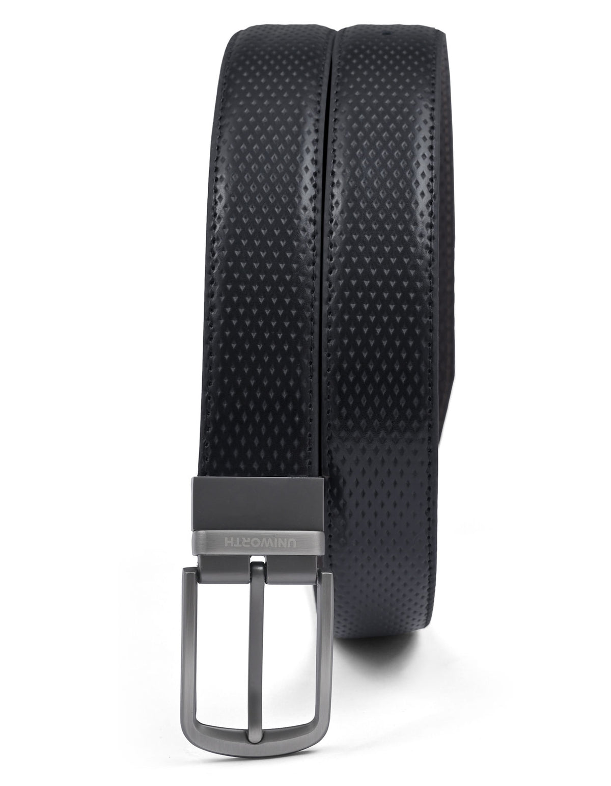 Formal Belt Premium Buckle Black BTP2505 Uniworth Double Side BTP2505-32