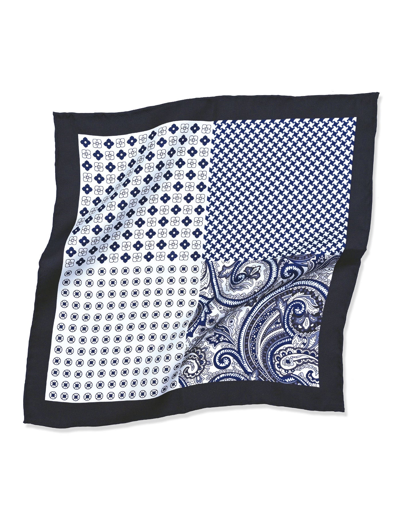 Grey Texture Pocket Square