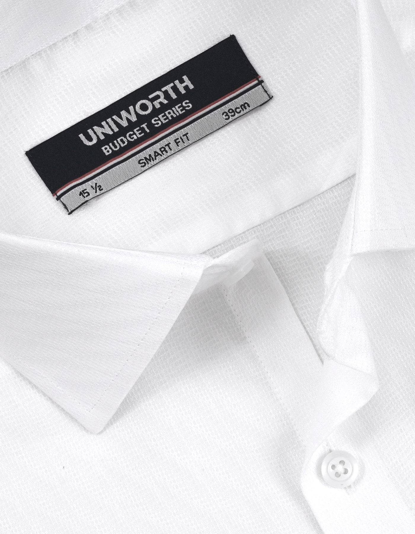 Self White Tailored Smart Fit Shirt FS1803-1SF-15