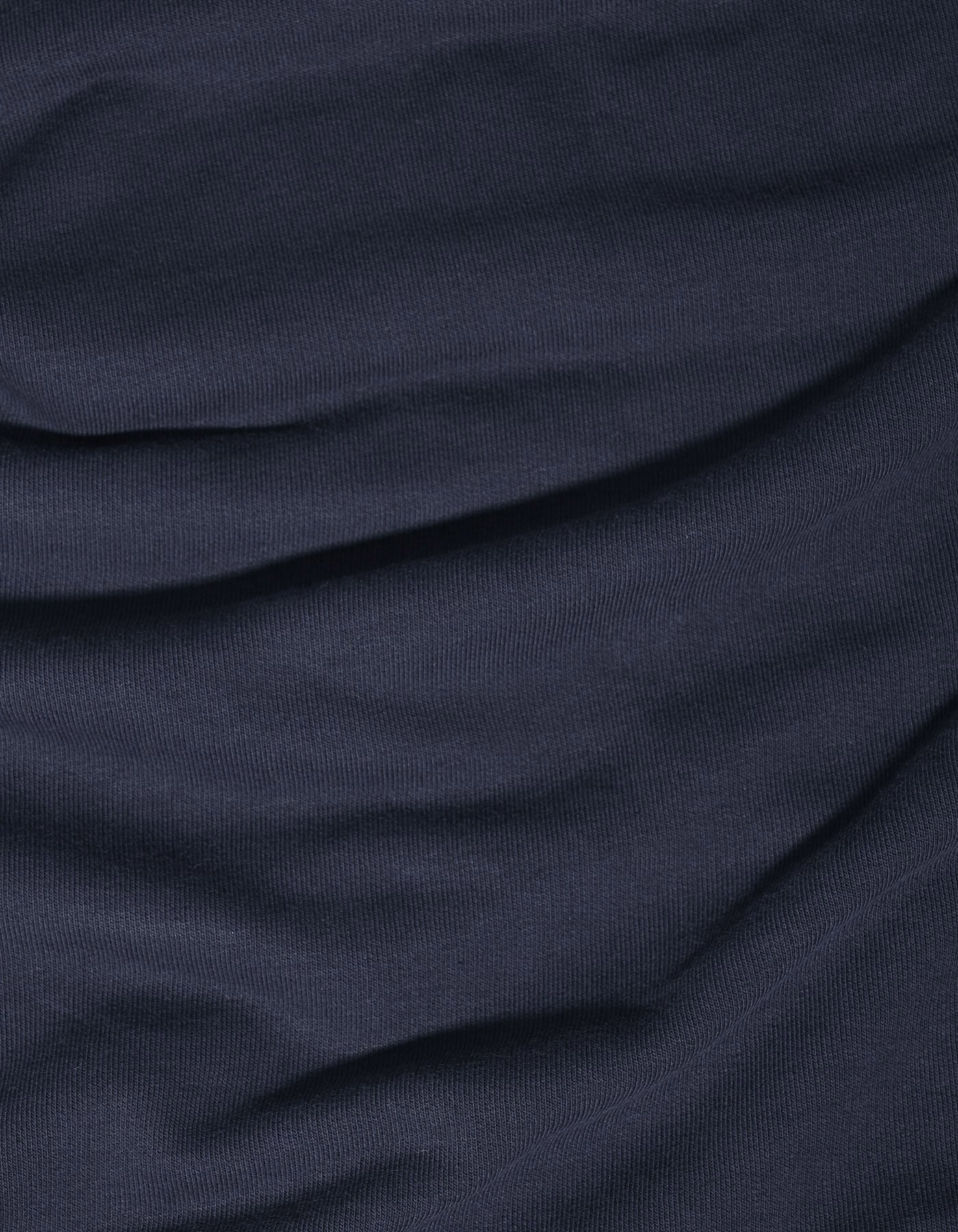 Navy Plain Half Zipper Pullover Hoodie