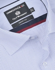 Stripe Navy Tailored Smart Fit Shirt FS2904-1SF-15