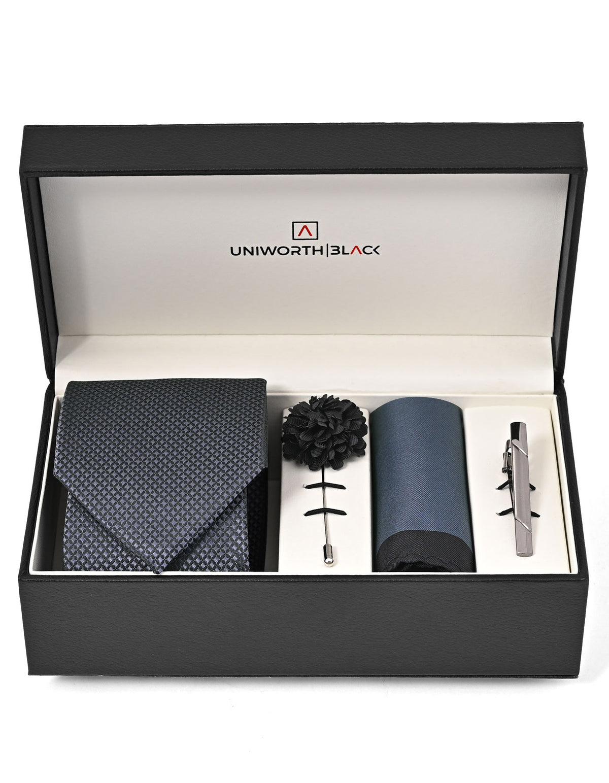 Black Geometric Men Accessories Box