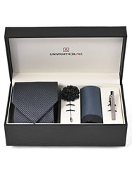 Black Geometric Men Accessories Box