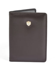 Brown 100% Leather Passport Holder