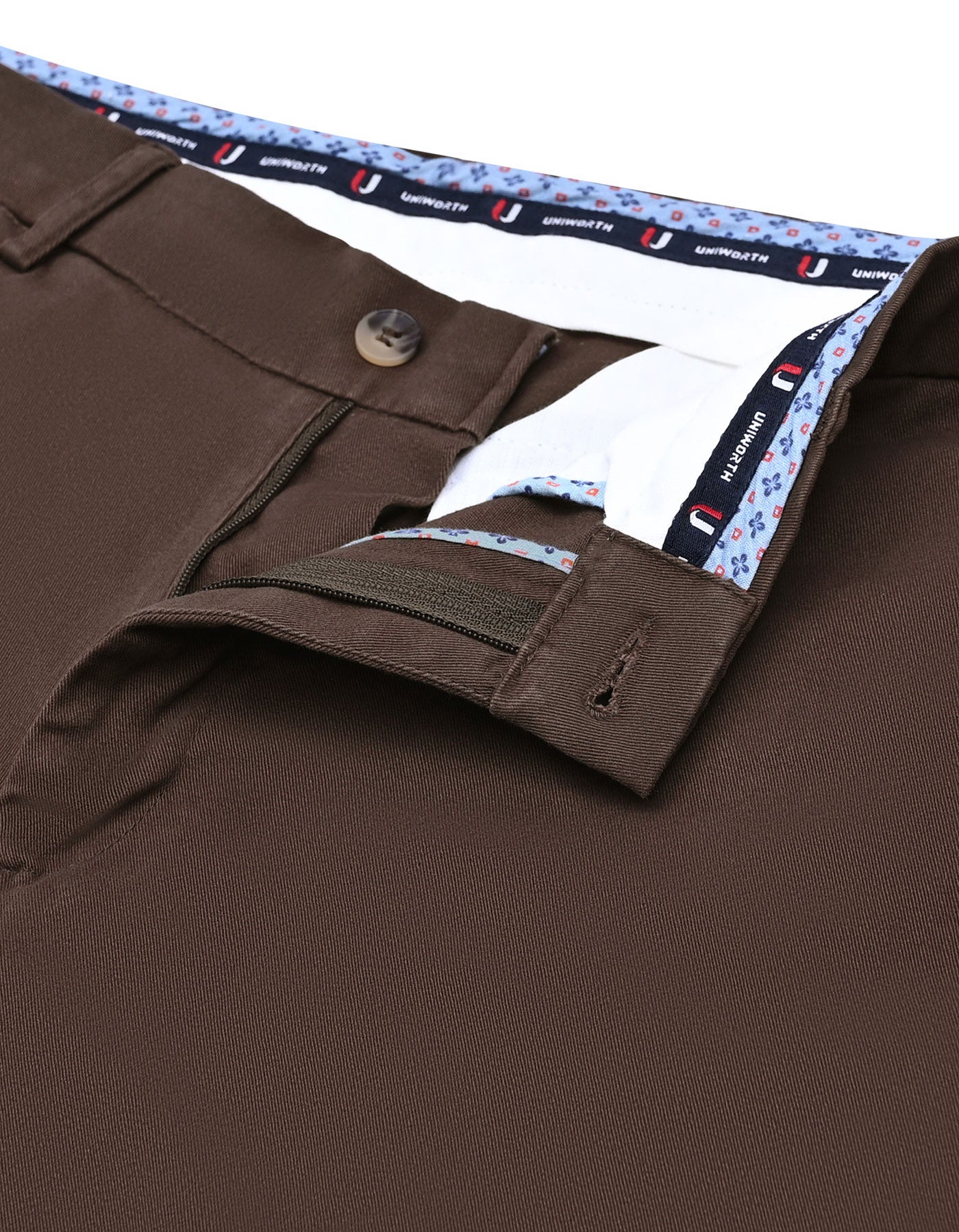 Chocolate Classic Fit Cotton Trouser FTC2530C-34