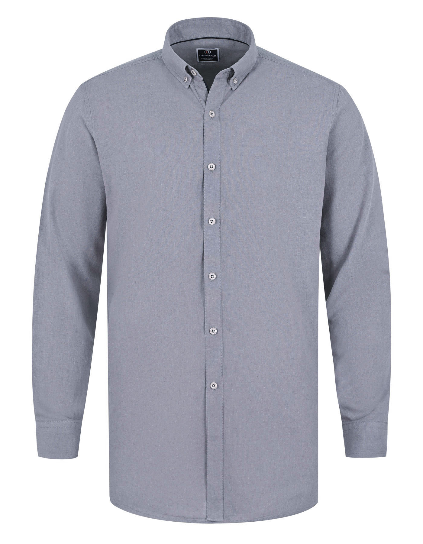 Grey Shirt Rated R Grey Regular Fit Casual Shirt For Men – Uniworth