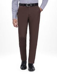 Chocolate Classic Fit Cotton Trouser FTC2530C-32