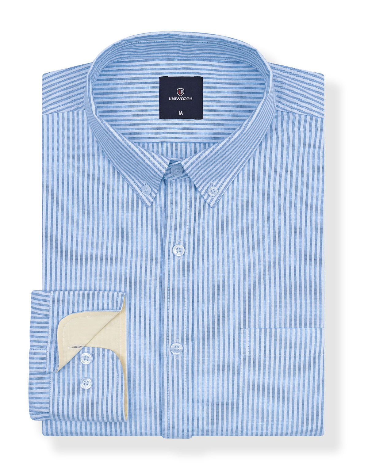 Casual Shirt Woven White S CSW2507-1 Uniworth CSW2507-1-S