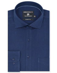 Plain Navy Classic Fit Shirt FS2301RF-14.5
