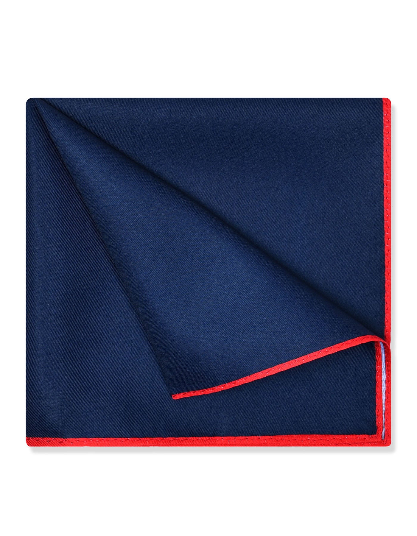 Blue Plain Pocket Square