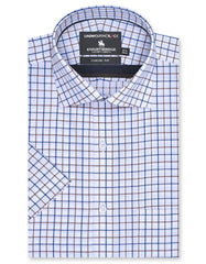 Check Navy Classic Fit Shirt FS2955RH-14.5