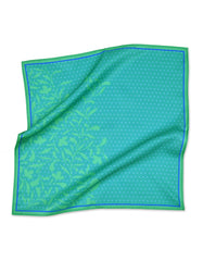 Sea Green Plain Pocket Square