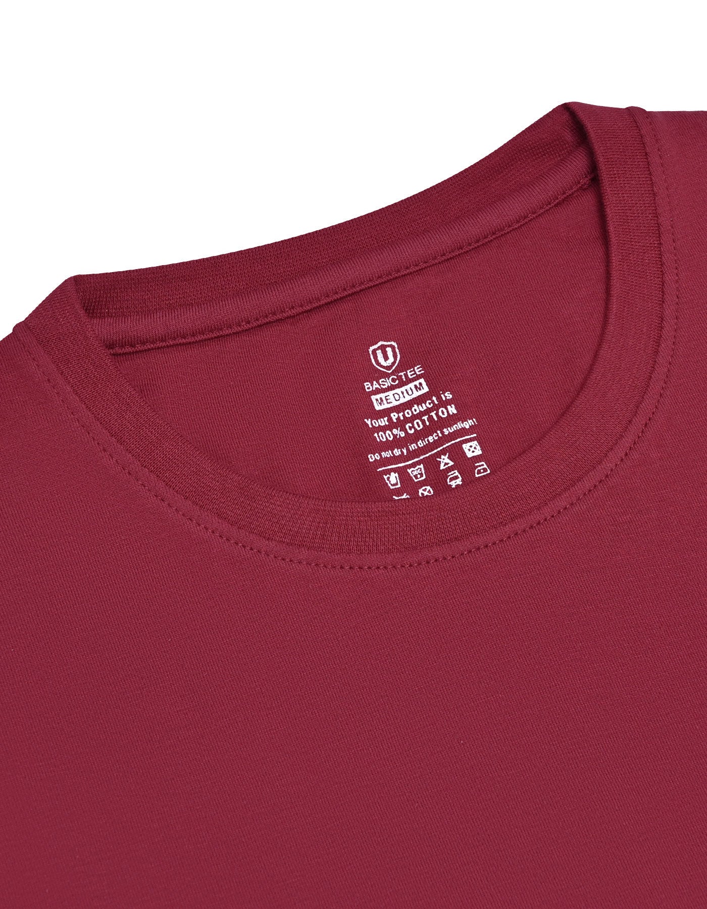 Plain Maroon TEE2604-L