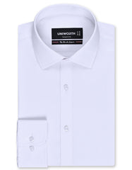 Plain White Tailored Smart Fit Shirt FS1318-17SF-14.5