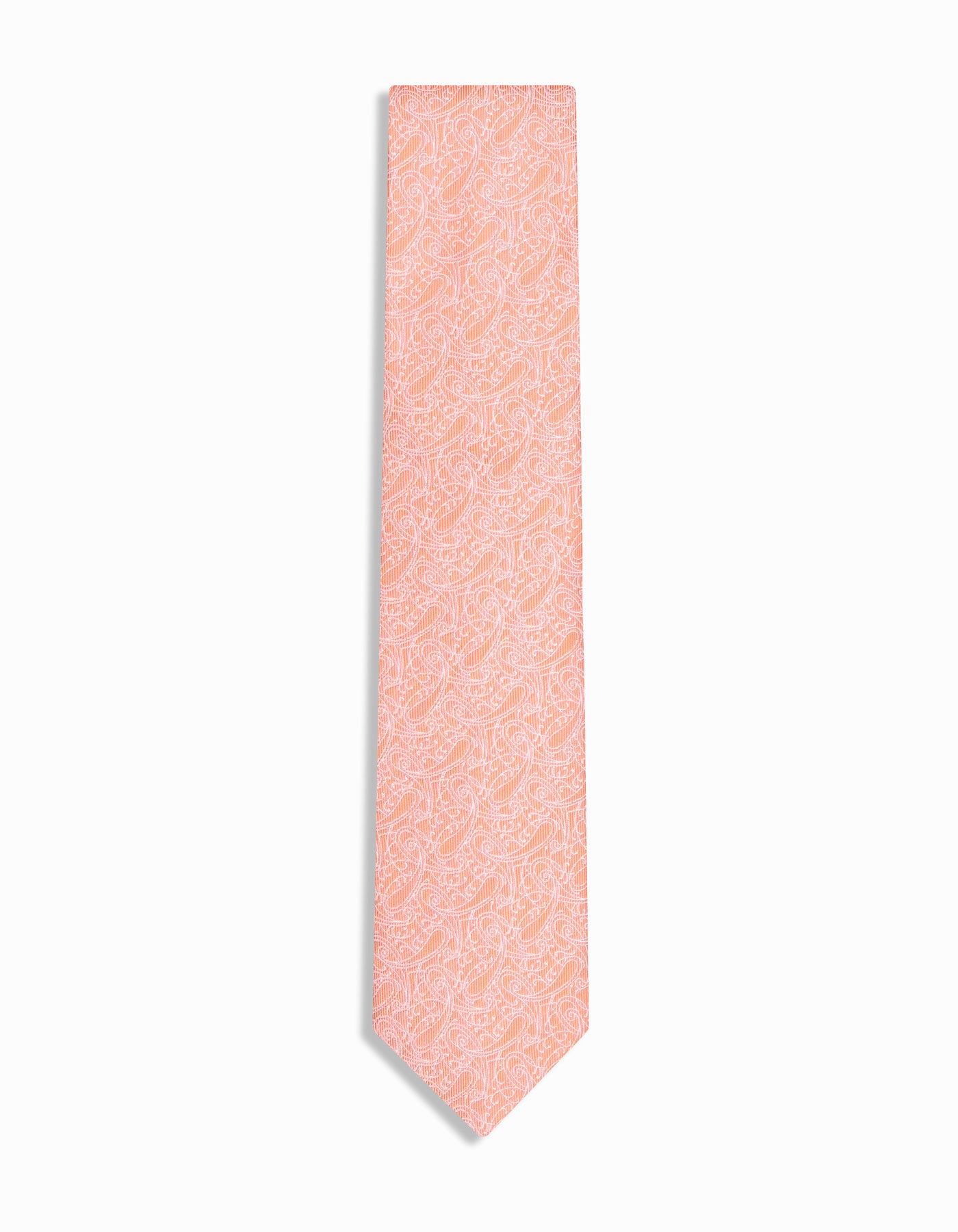 Orange Paisley Tie