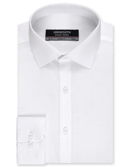Self White Classic Fit Shirt FS1796-1RF-14.5