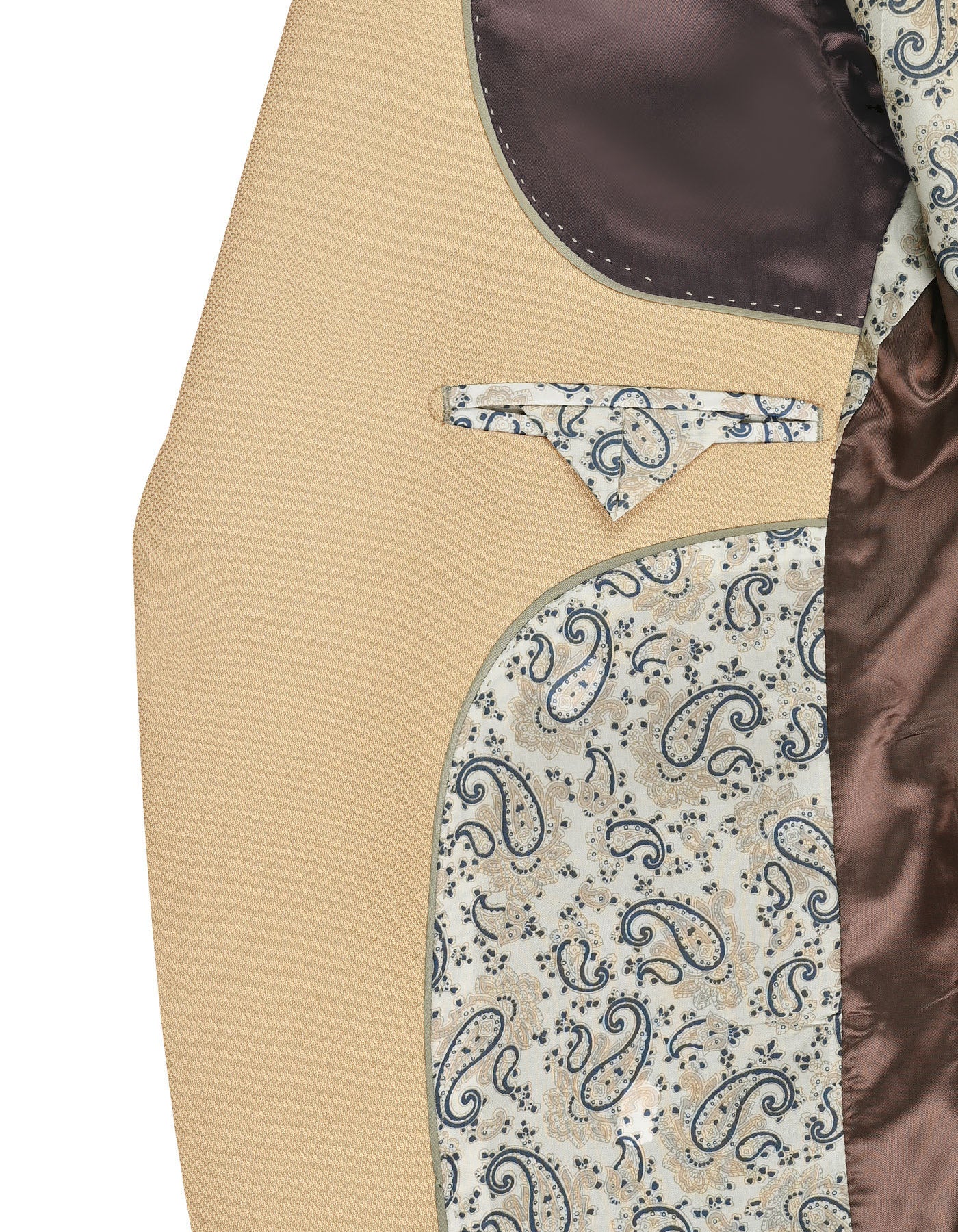 Beige Tailored Smart Fit Coat CC2525-44