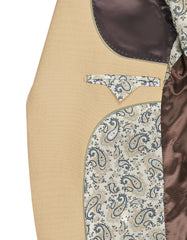 Beige Tailored Smart Fit Coat CC2525-44