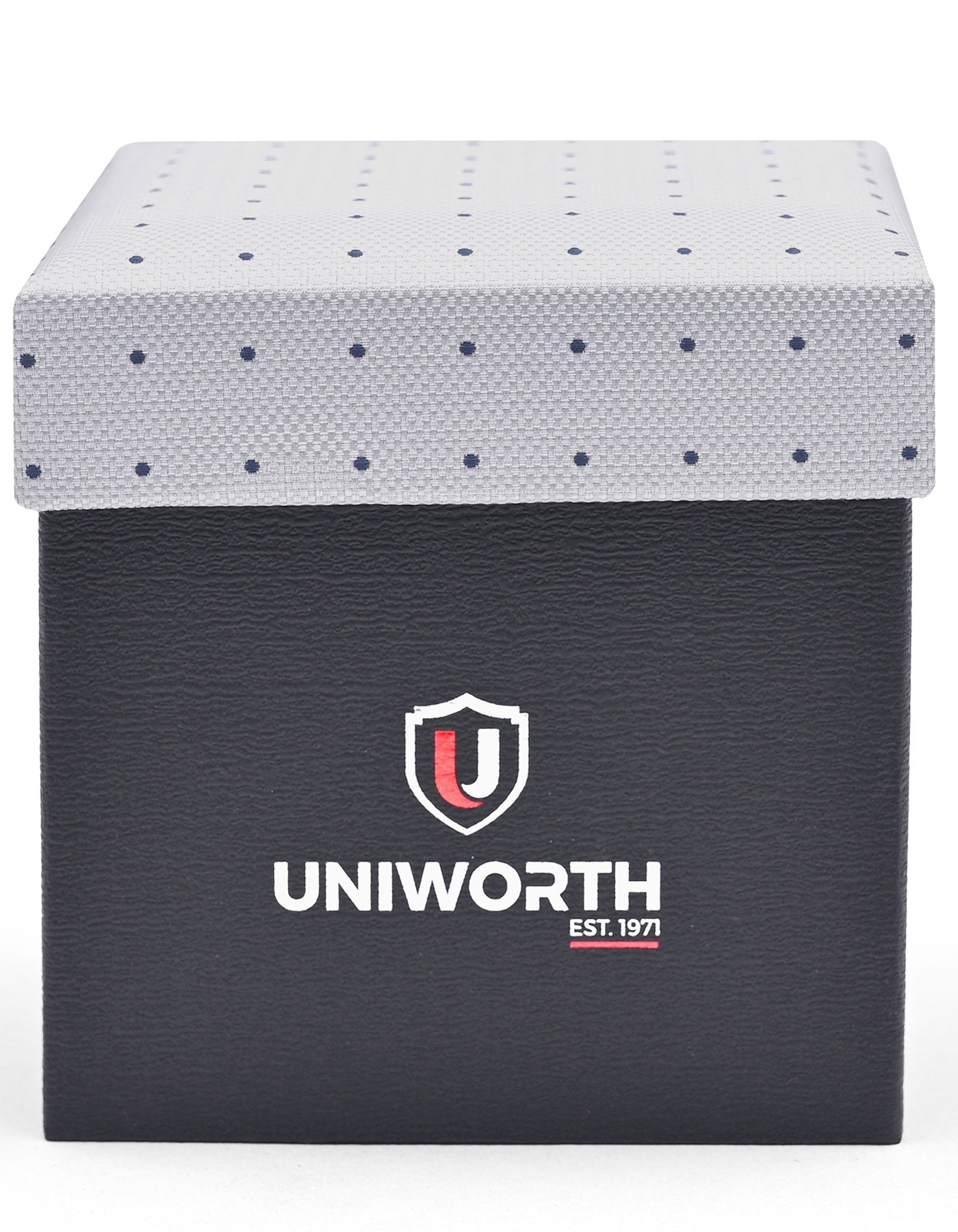 Silver Dotted Cufflink Tie Set