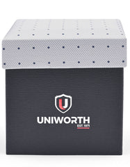 Silver Dotted Cufflink Tie Set