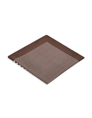 Brown Dotted Pocket Square