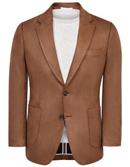D Brown Tailored Smart Fit Coat CC2532-34