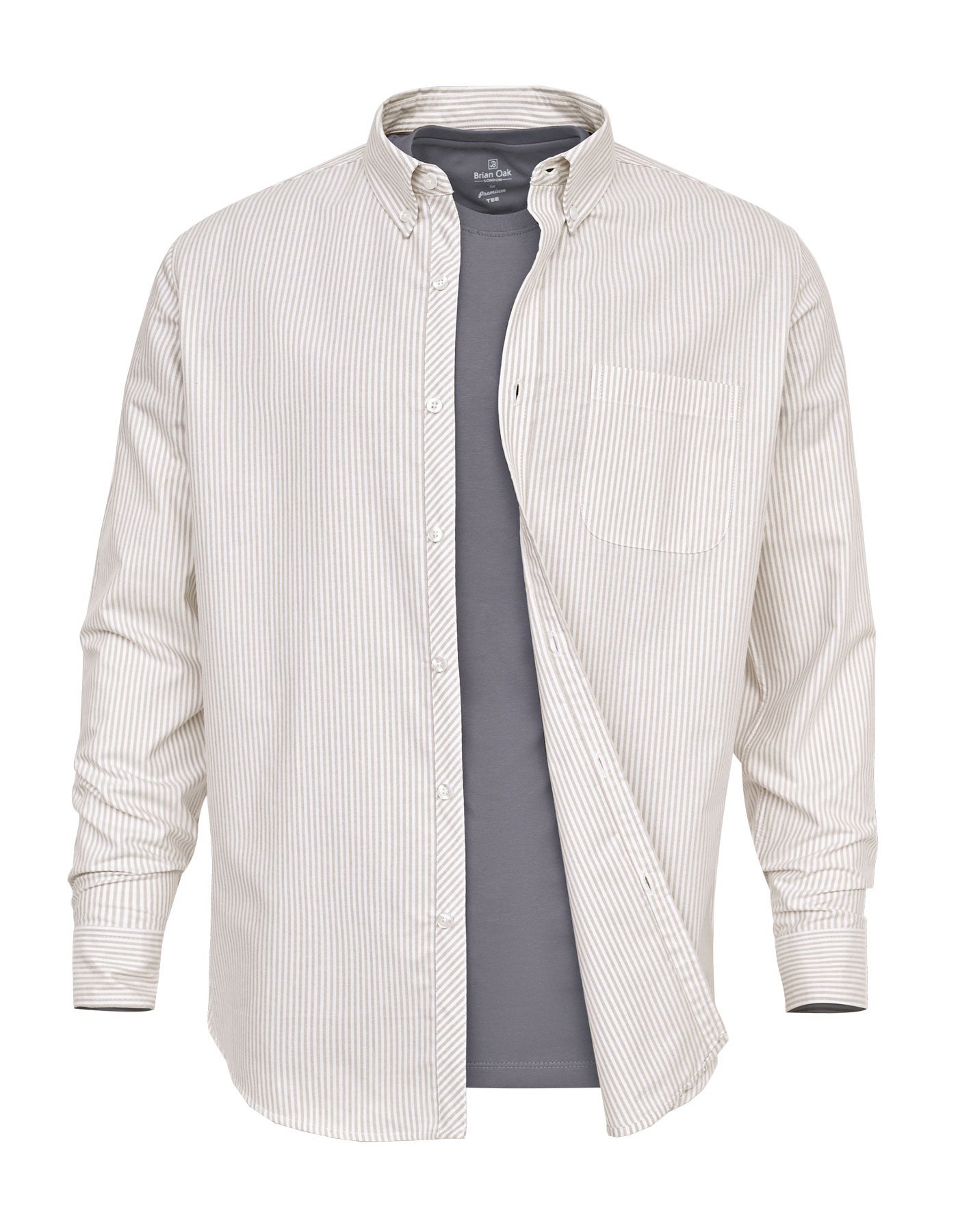 Casual Shirt Woven White L CSW2507 Uniworth CSW2507-L