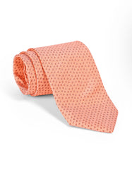 Peach Floral Tie