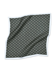 Grey Dotted Pocket Square