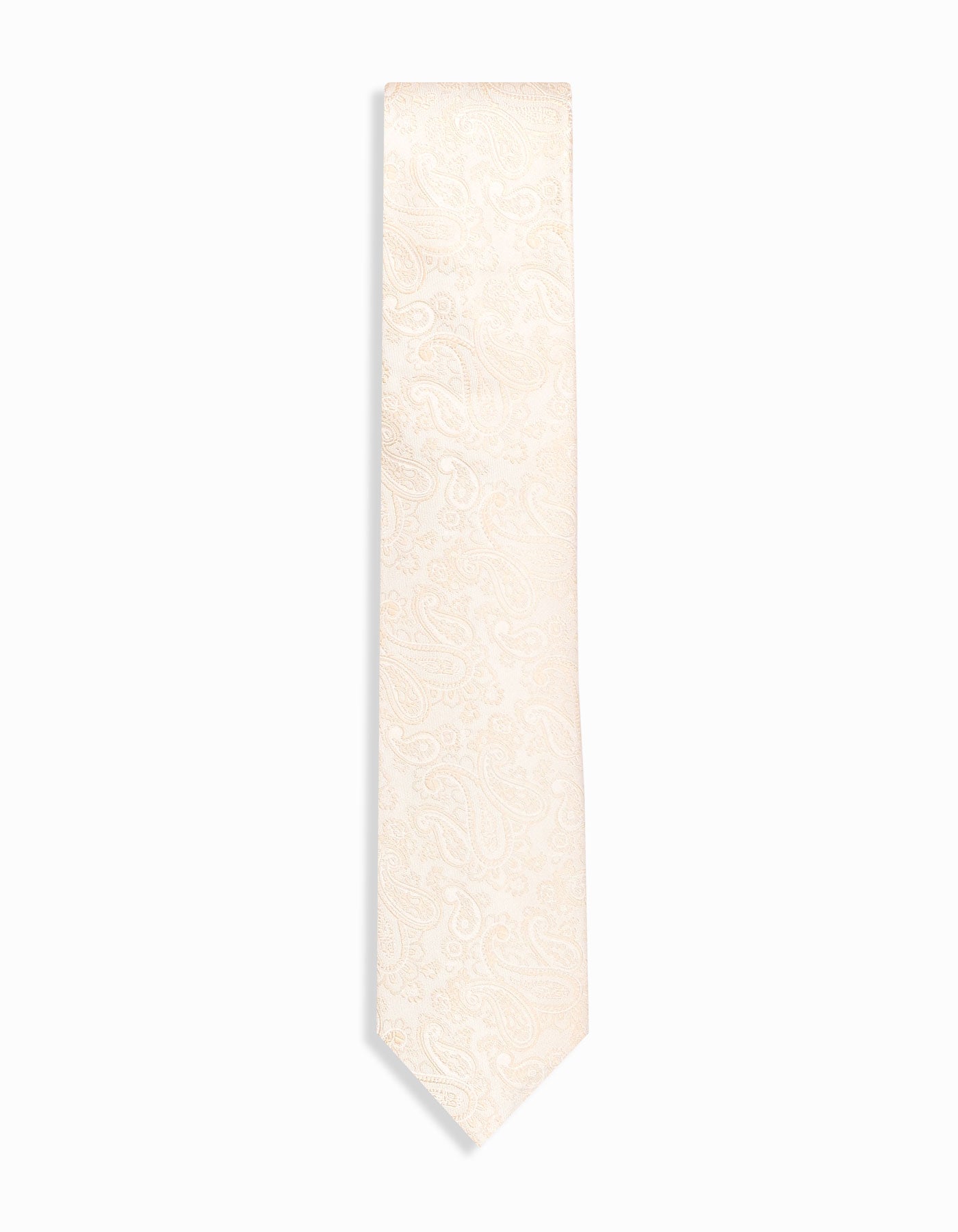Cream Paisley Tie