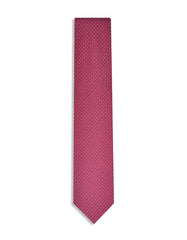 Maroon Geometric Tie