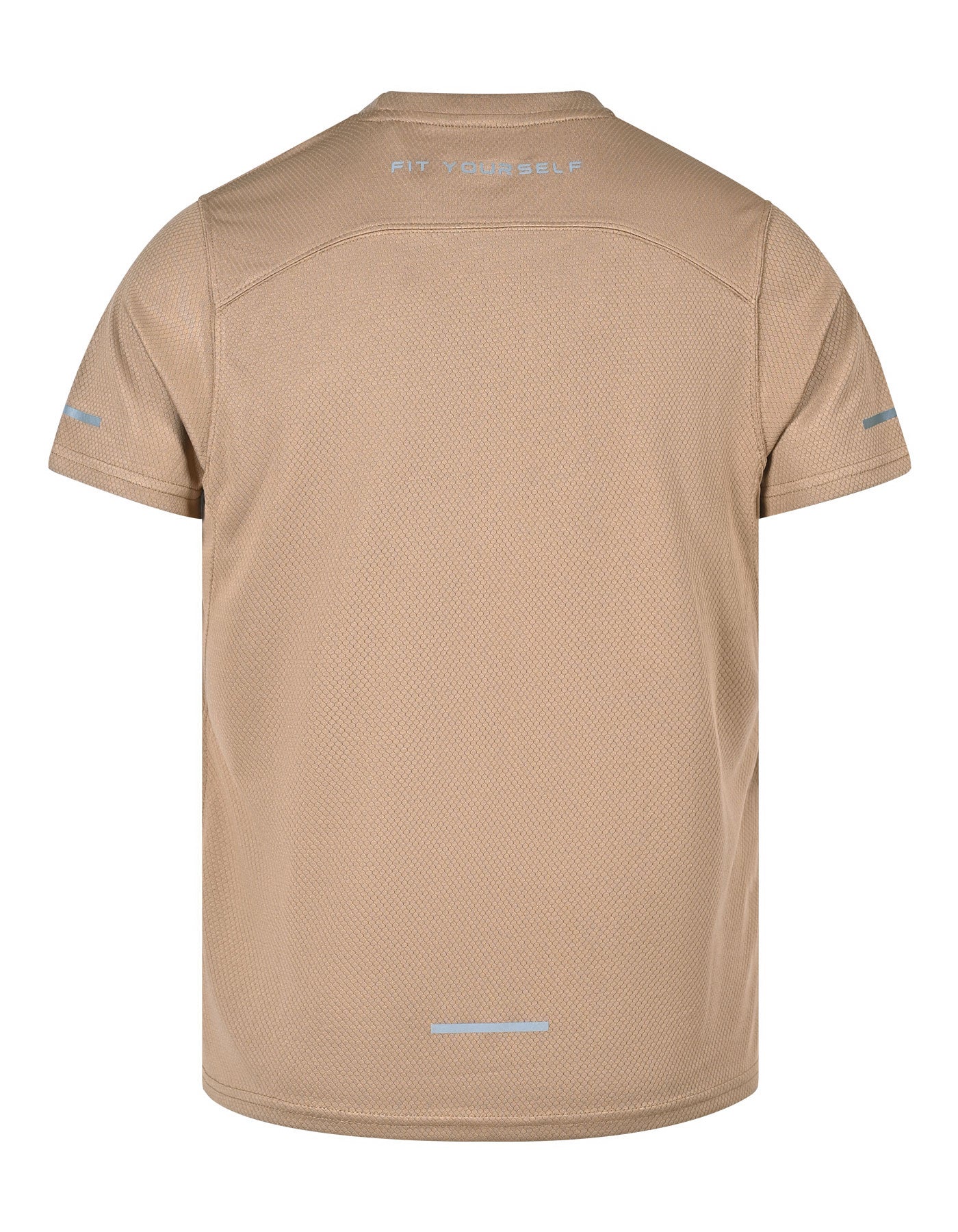 Camel Half Sleeves Gym Tee FGT2602-2-XXL