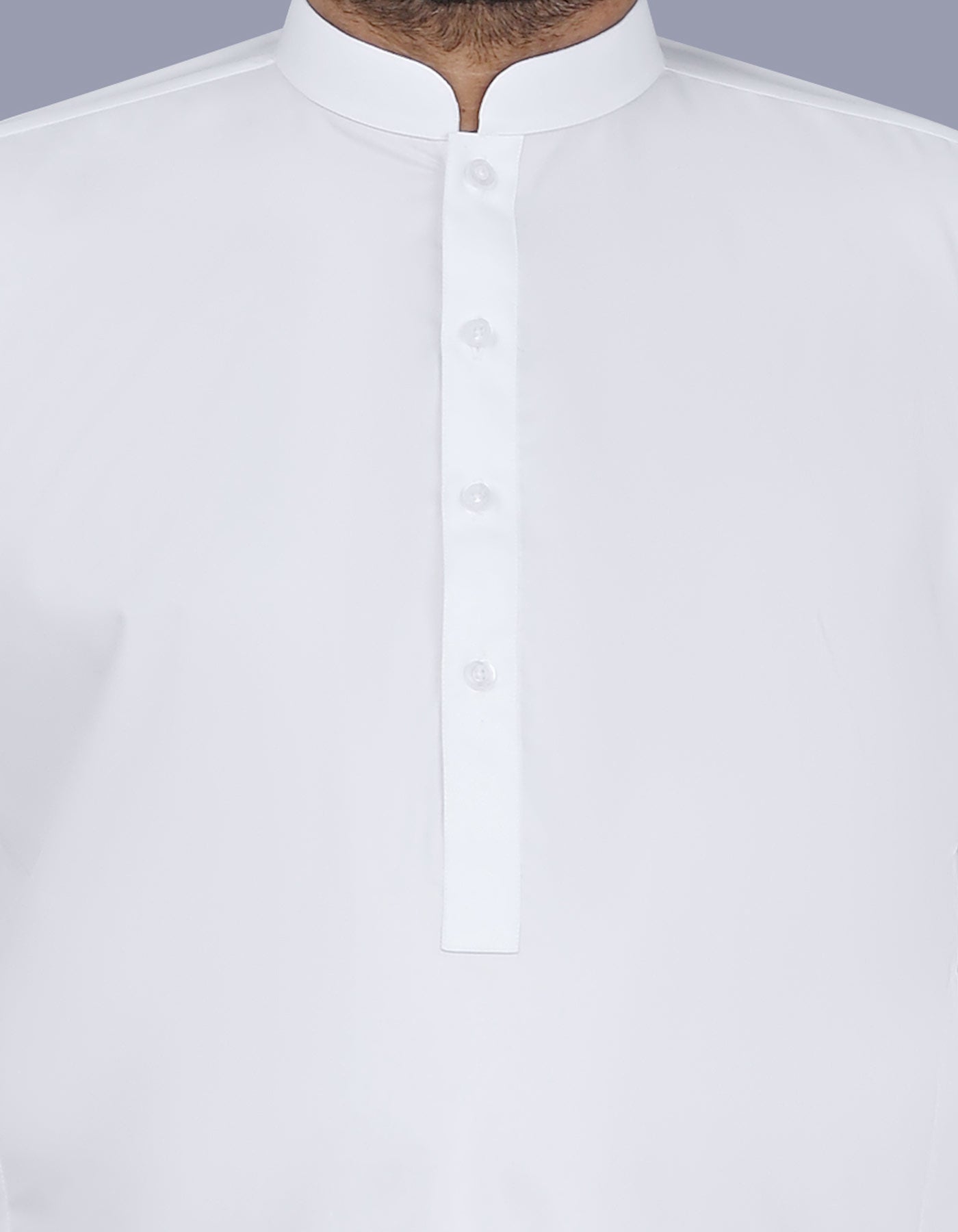 White Plain Kameez Shalwar KS2516-3S-S