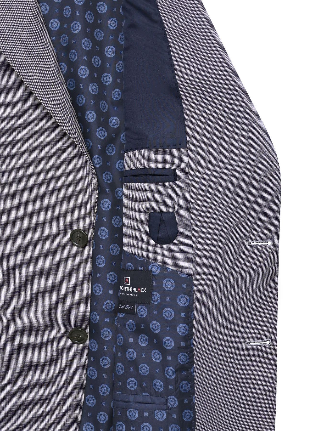 Grey Texture Suit ST2661S-42