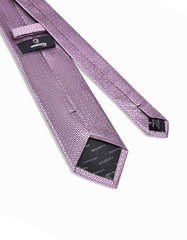 T Pink Geometric Tie