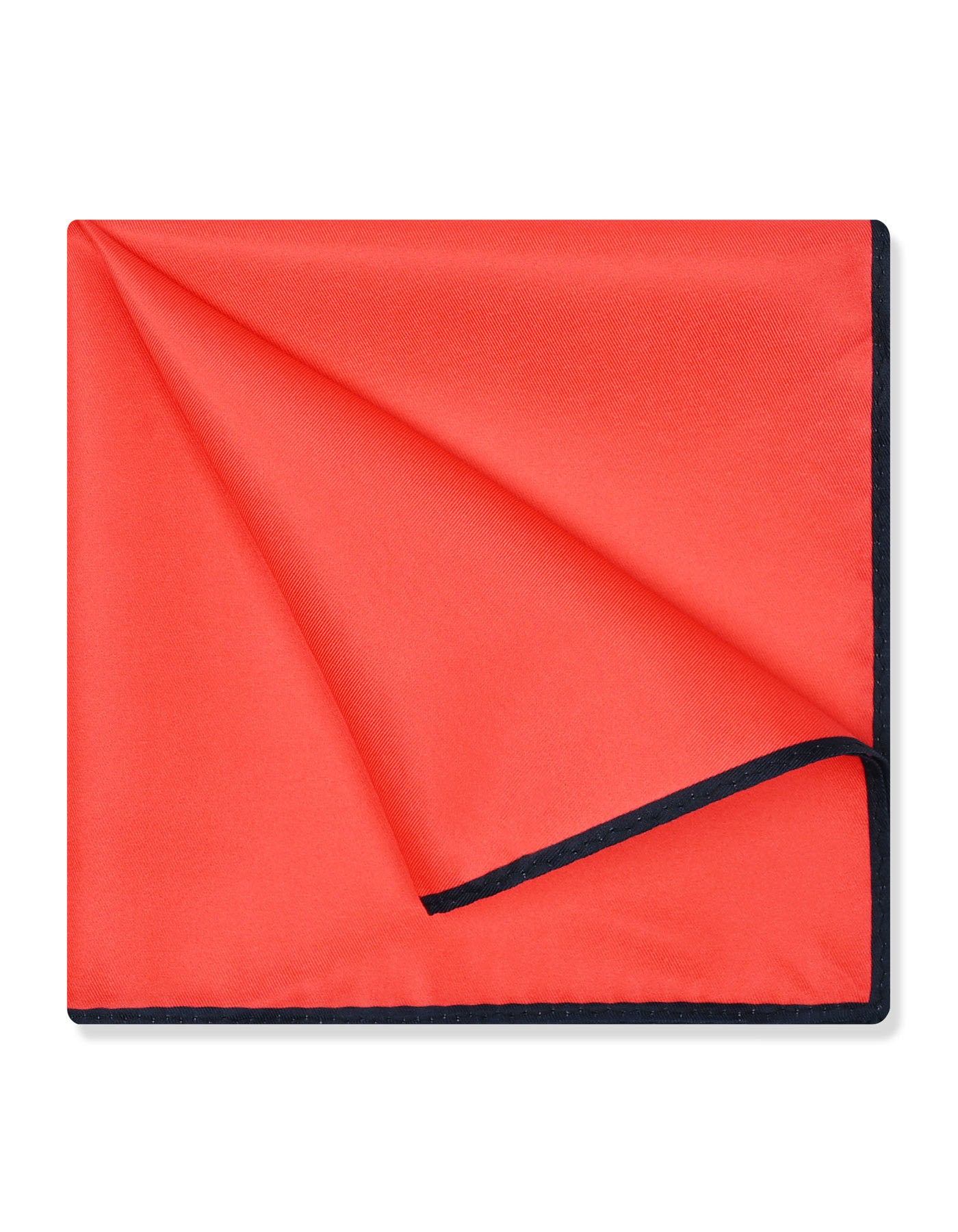 Red Plain Pocket Square