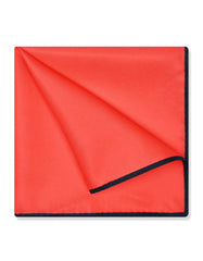Red Plain Pocket Square