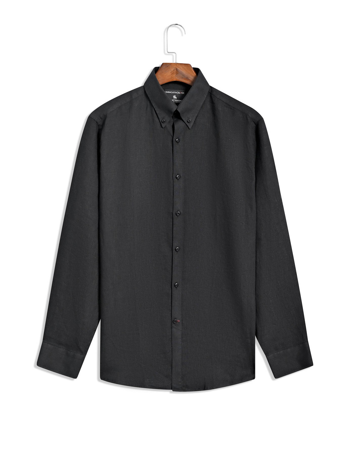 Plain Black Classic Fit Shirt FS2427-3RF-15.5