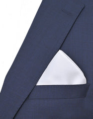 White Plain Pocket Square