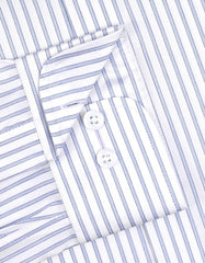 Stripe Blue Classic Fit Shirt FS2931-1RF-15.5