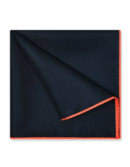 Black Paisley Pocket Square