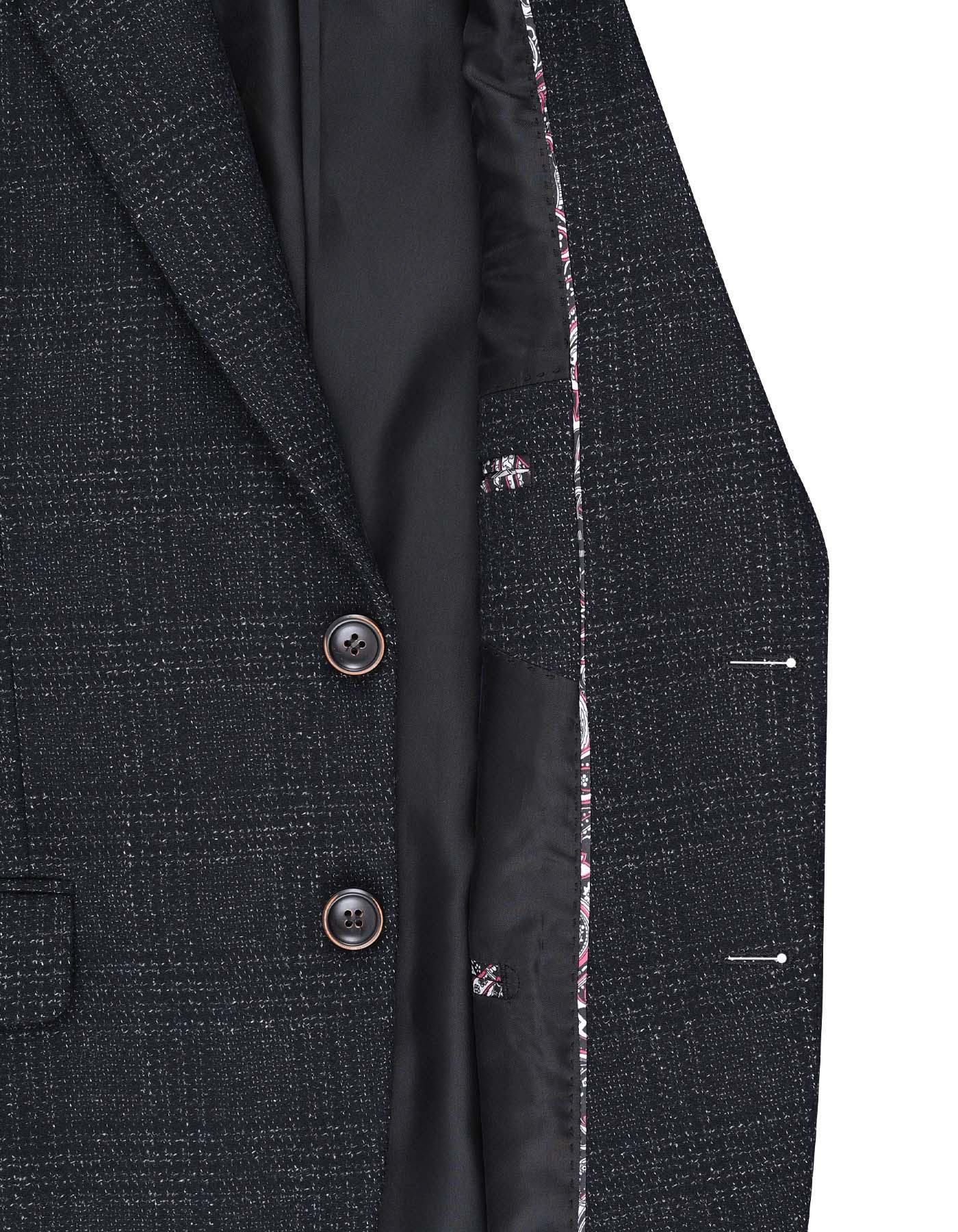 Black Tailored Smart Fit Coat CC2504-44
