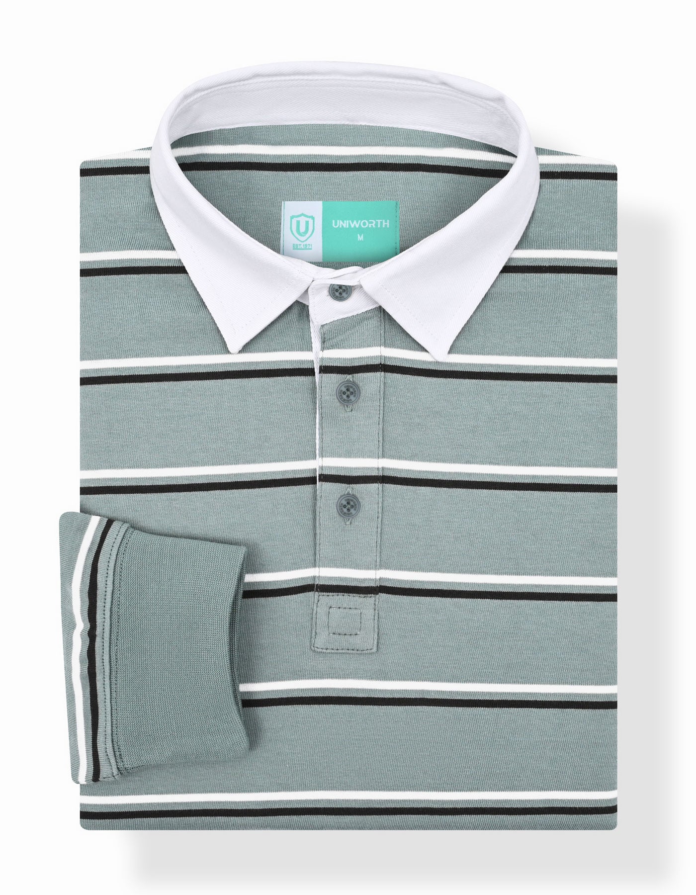 Stripe Aqua/Grey RP2609-M