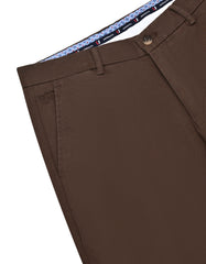 Chocolate Classic Fit Cotton Trouser FTC2530C-36