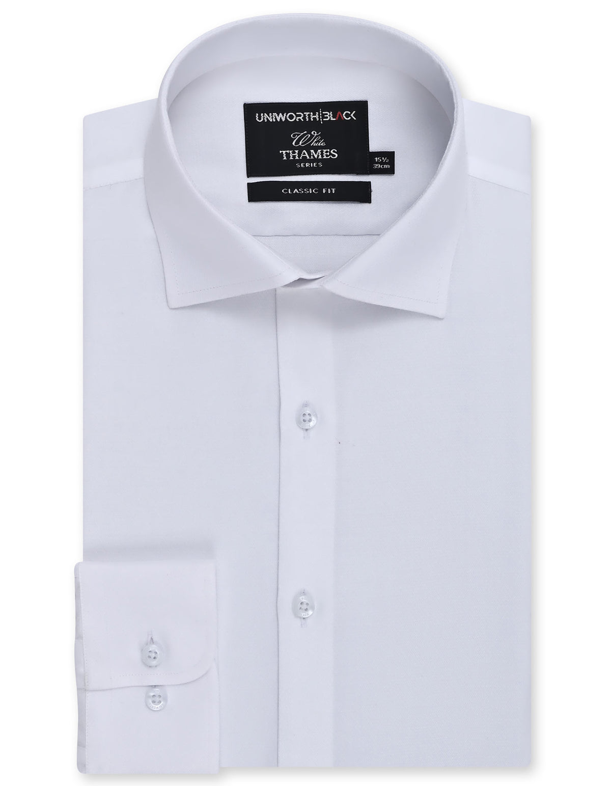 Self White Classic Fit Shirt FS20497RF-14.5