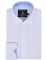 Plain White Tailored Smart Fit Shirt FS2413-2SF-14.5